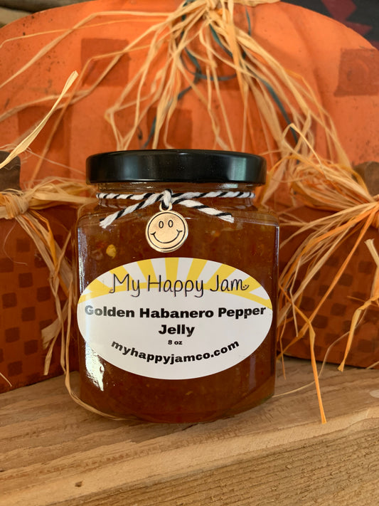 Golden Habanero Pepper Jelly